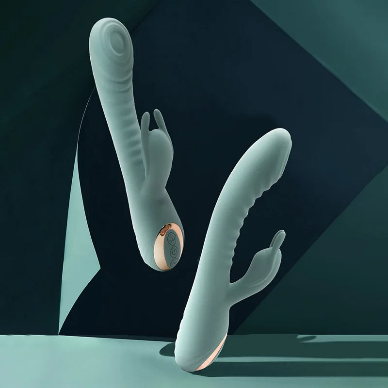 3-in-1 Dual Stimulator Vibrator – G-Spot & Clitoral Massager with Licking + Slapping Modes