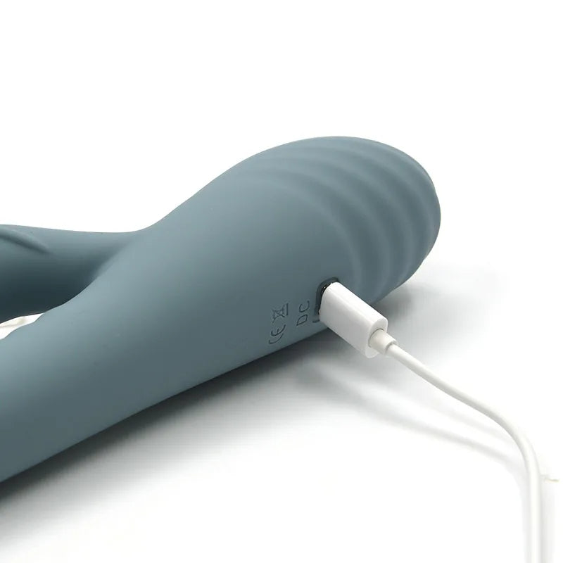 3-in-1 Dual Stimulator Vibrator – G-Spot & Clitoral Massager with Licking + Slapping Modes