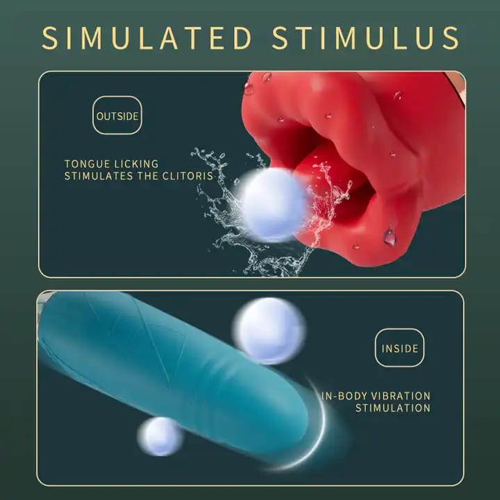 3-in-1 Rechargeable Personal Massager – Suction, Pulsation & Thrusting Motion for Intimate Relaxation & Wellness