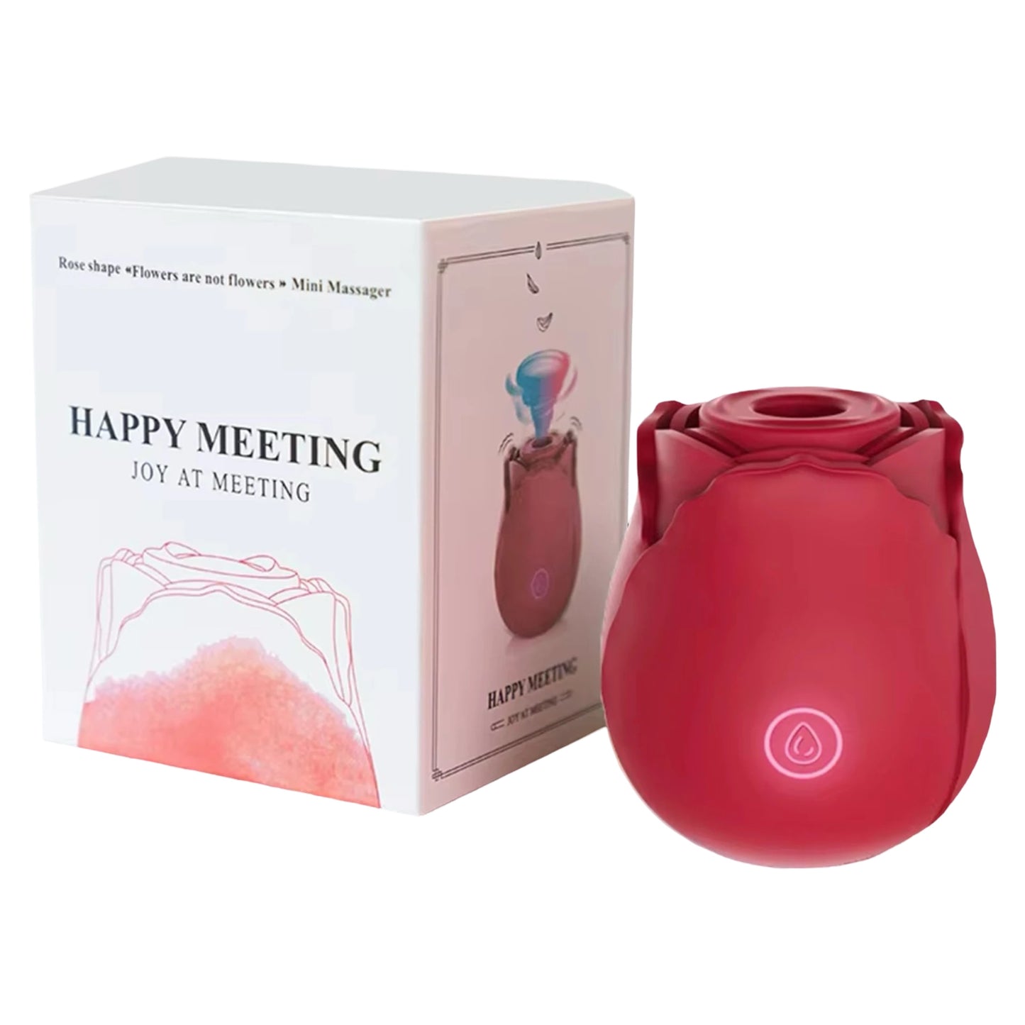Rechargeable Rose Suction Massager – Gentle Suction & Multi-Mode Vibration for Relaxation & Wellness