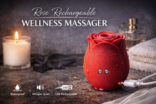 Rose Rechargeable Wellness Massager for Self Care