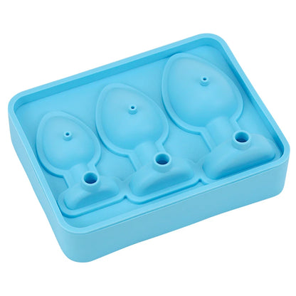 Silicone Prank Butt Plug Shaped Mold Reusable Prank Ice Cube Mold Tray Novelty Ice Cube Trays for Juice Drink