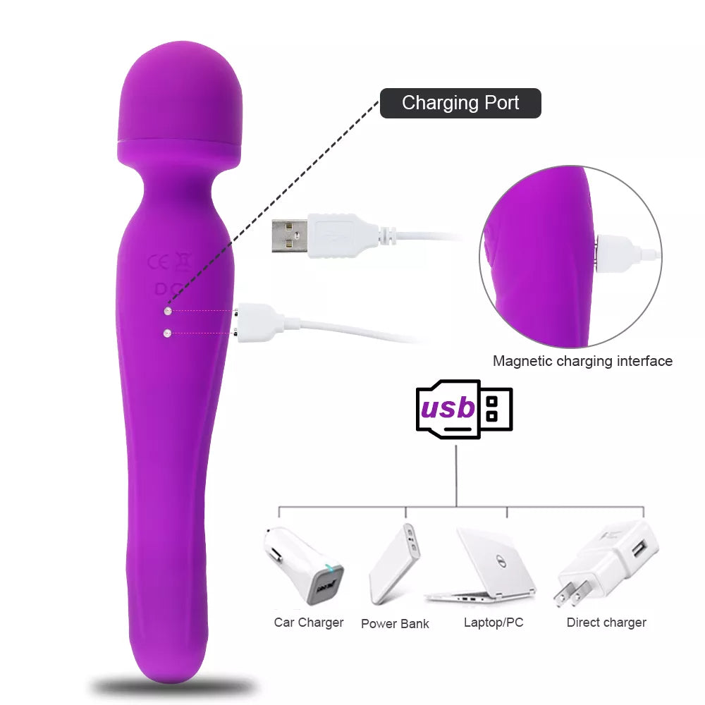 USB Rechargeable Wand Vibrator