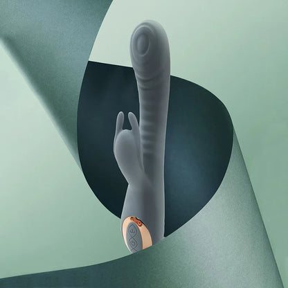 3-in-1 Dual Stimulator Vibrator – G-Spot & Clitoral Massager with Licking + Slapping Modes