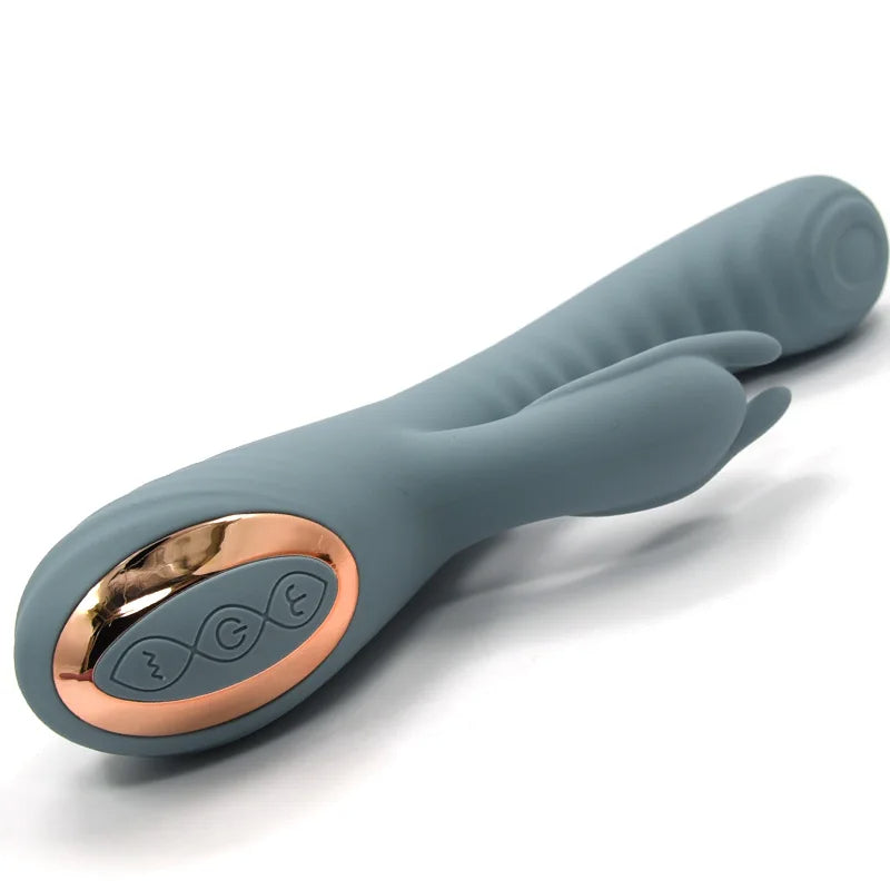 3-in-1 Dual Stimulator Vibrator – G-Spot & Clitoral Massager with Licking + Slapping Modes