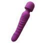 Wand Massager Vibrator Handheld G-Spot Warmth Heating Tip, Clitoral Vibrators Double Head with 20 Vibration Mode Rechargeable Personal Massager, Waterproof Adult Sex Toy