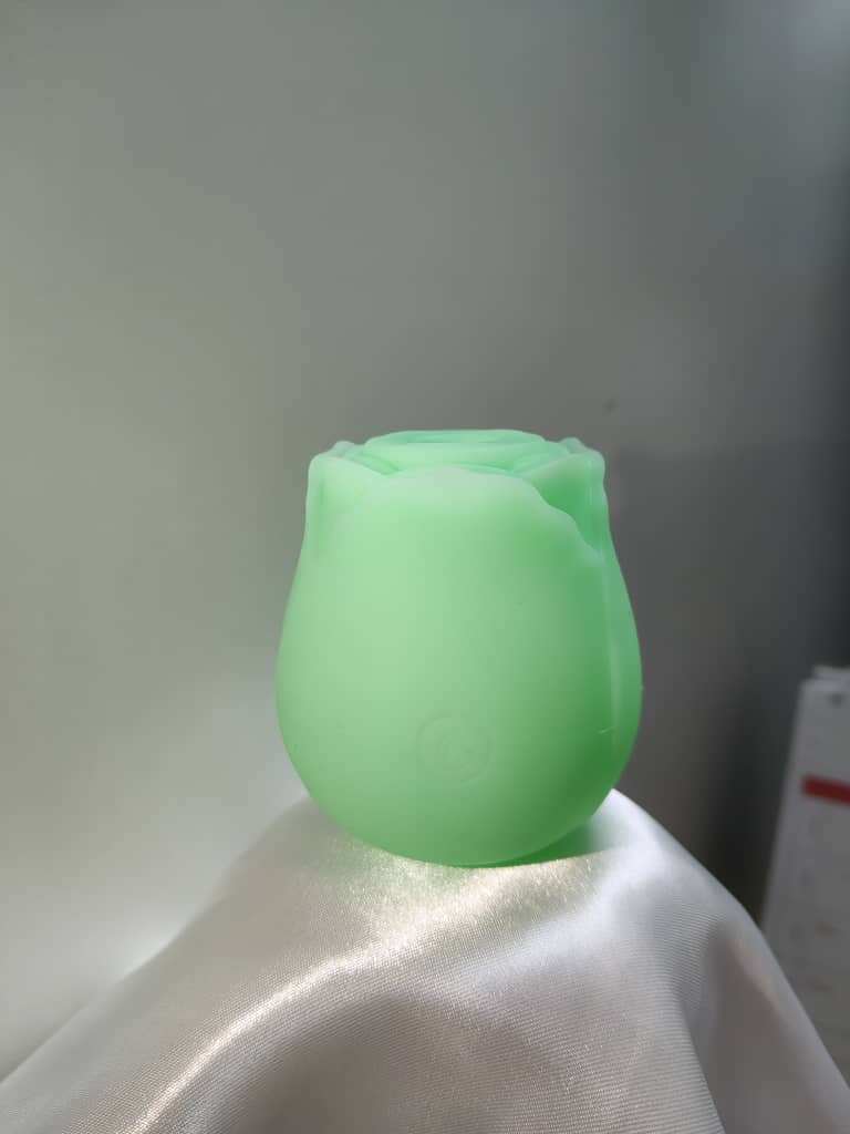 Clitoral Massage Rose Vibrator Sucker Glow in the Dark Luminous Suction Stimulating Toy for Women Couple