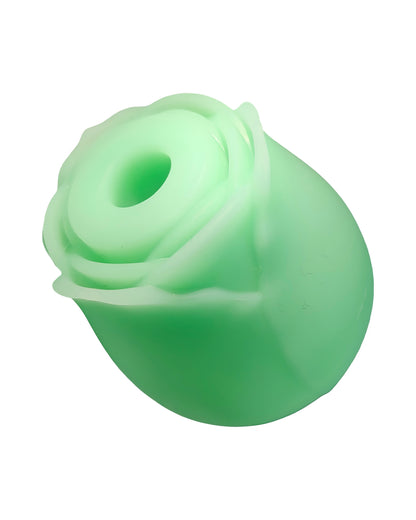 Clitoral Massage Rose Vibrator Sucker Glow in the Dark Luminous Suction Stimulating Toy for Women Couple